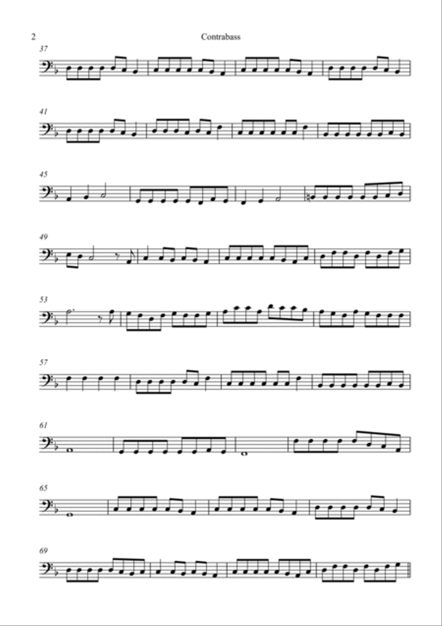 World S Smallest Violin Double Bass scores gallery preview page 2
