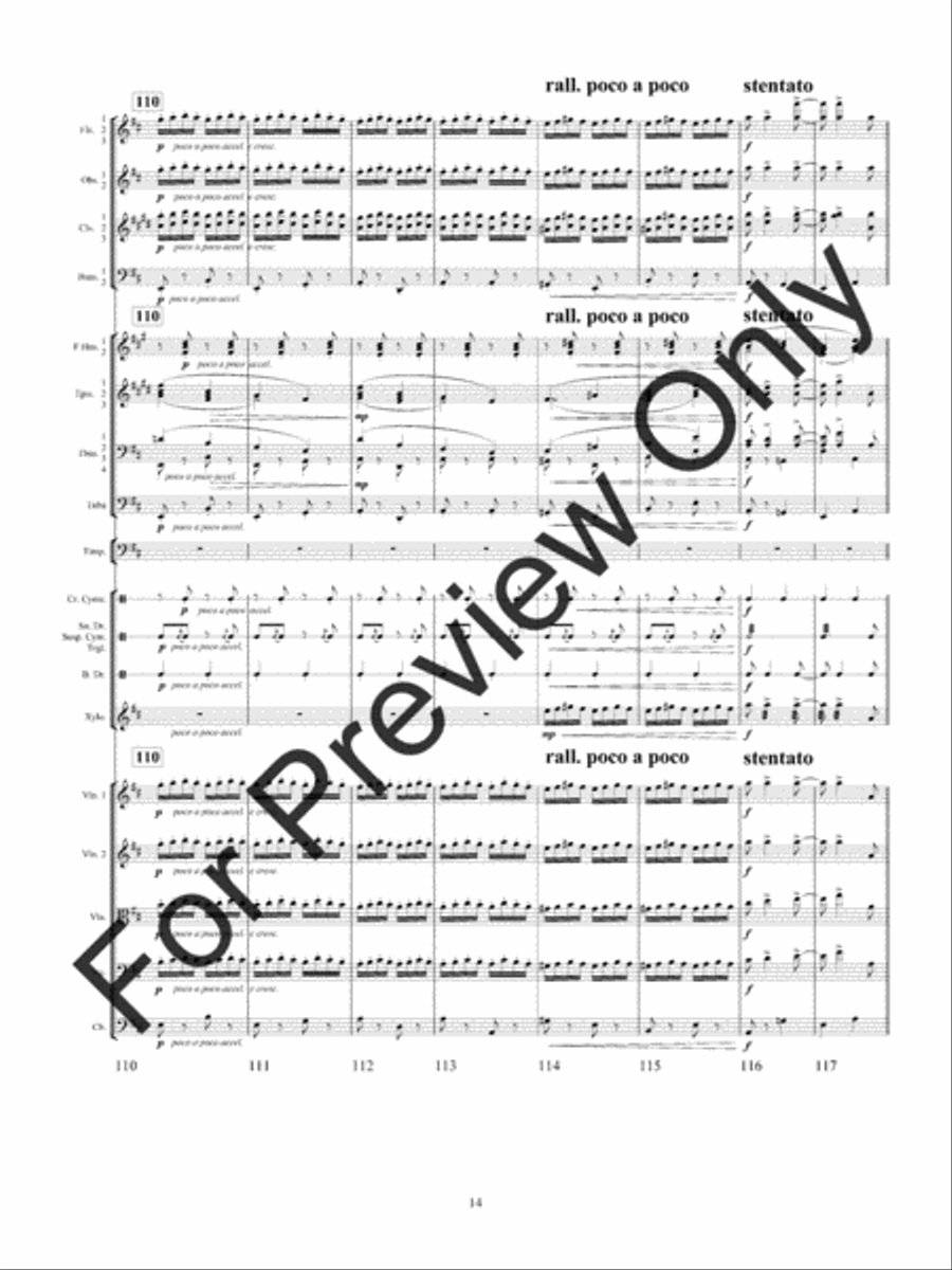 Csardas (Score) Full Orchestra scores gallery preview page 18