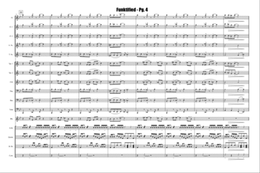 Funktified Marching Band scores gallery preview page 5