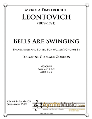 Book cover for The Bells Are Swinging