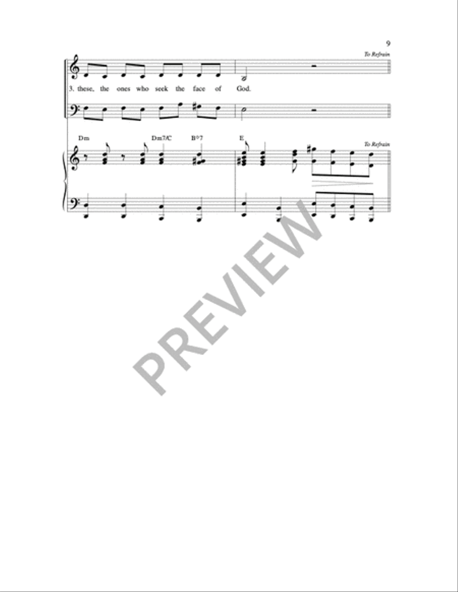 Who is the King of Glory? 2-Part scores gallery preview page 12