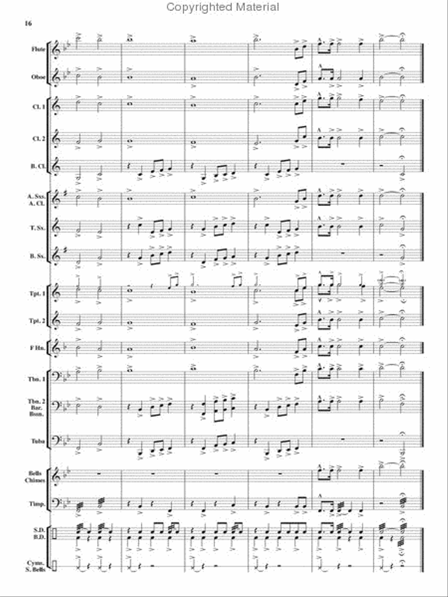 An Angelic Christmas An Angelic Christmas Concert Band scores gallery preview page 15