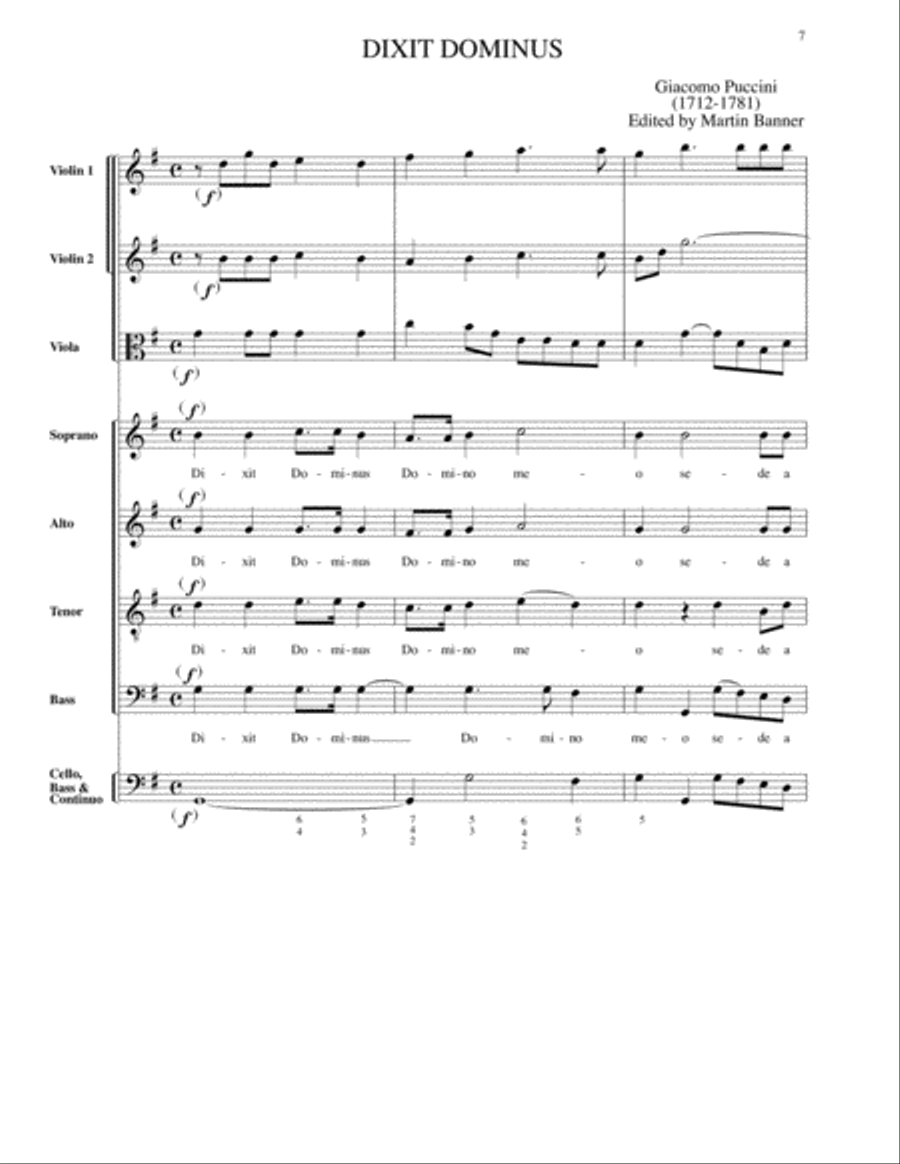 Two Puccini Psalms-Instrumental parts 4-Part scores gallery preview page 4