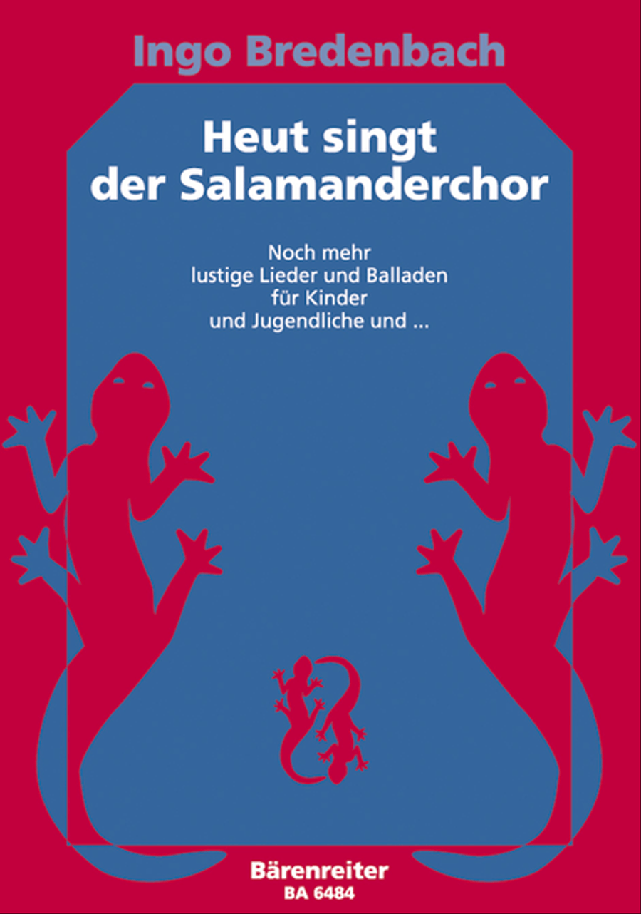 Heut singt der Salamanderchor Unison Choir scores gallery preview page 1