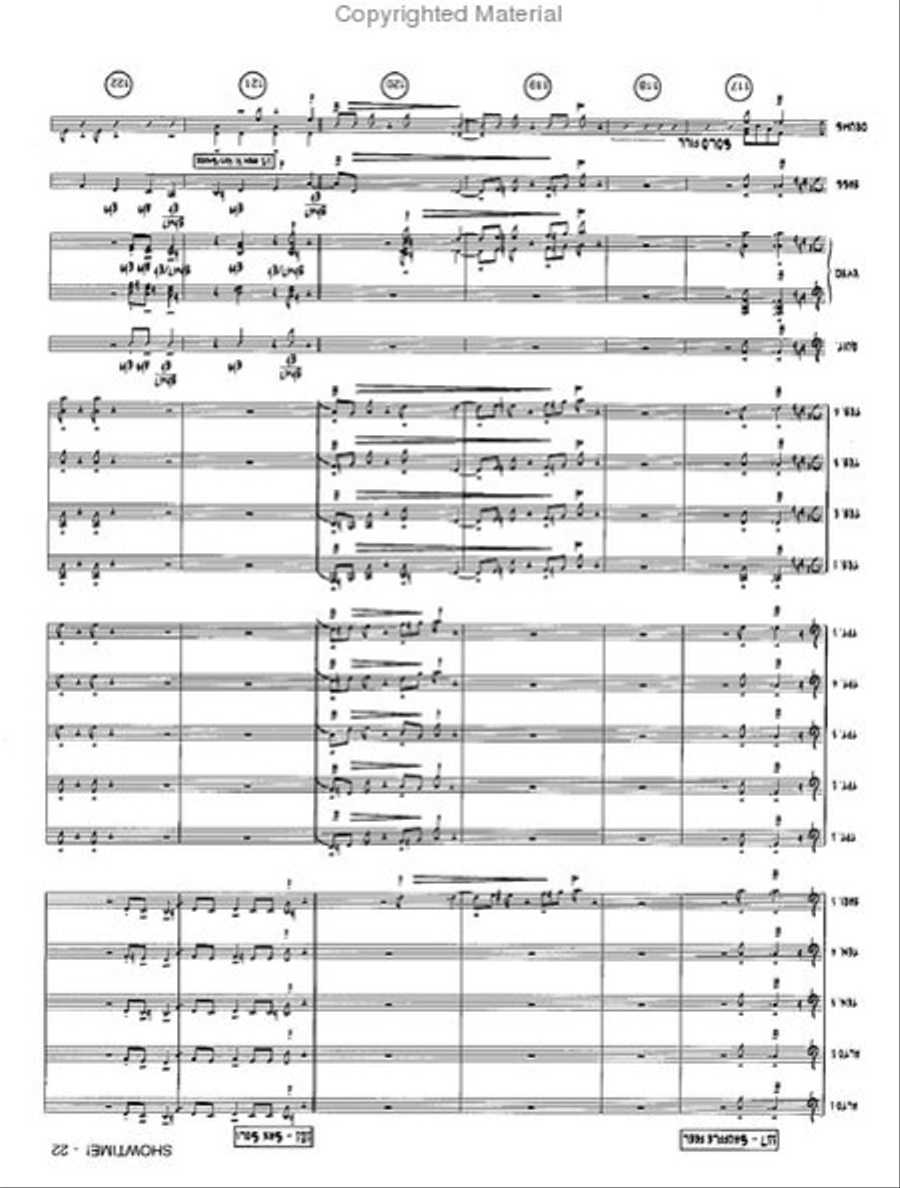 Showtime! Jazz Ensemble scores gallery preview page 21