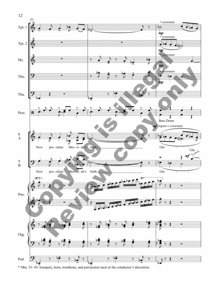 Christmas Intrada (SATB Brass Version Score)