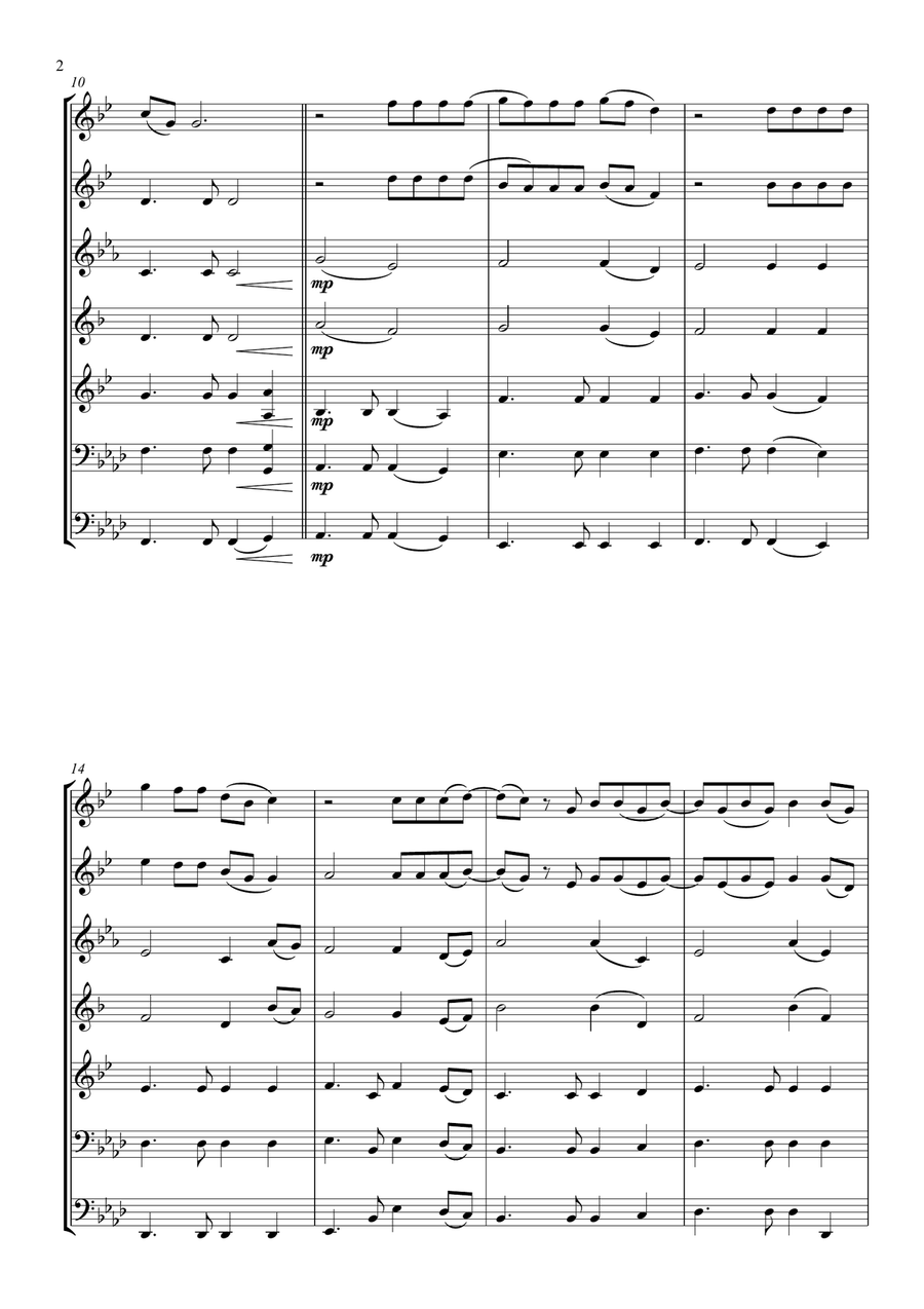 Forever Young Brass Ensemble scores gallery preview page 4