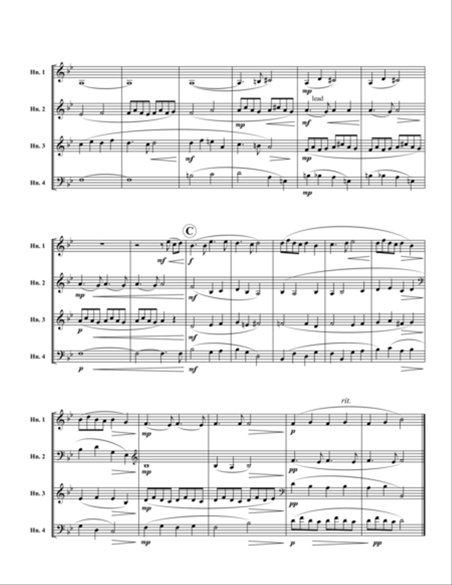Pie Jesu Pie Jesu Horn scores gallery preview page 2