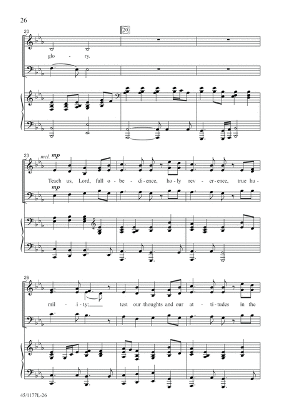 5 Getty Anthems for about 10 Singers 4-Part scores gallery preview page 27
