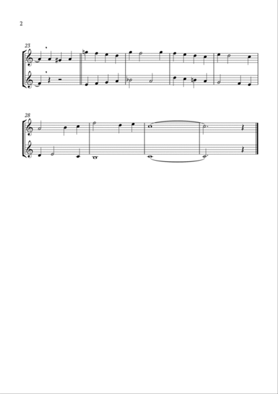 A Dream Is A Wish Your Heart Makes Trumpet Duet scores gallery preview page 2