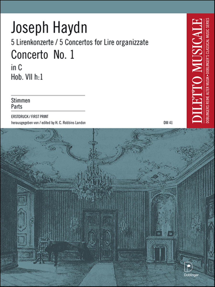 Concerto Nr. 1 C-Dur Hob. VIIh:1 Flute scores gallery preview page 1