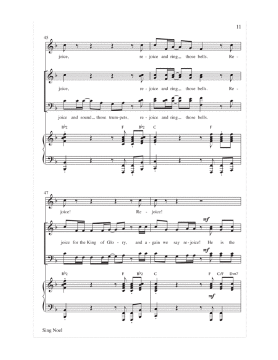Sing Noel 4-Part scores gallery preview page 12