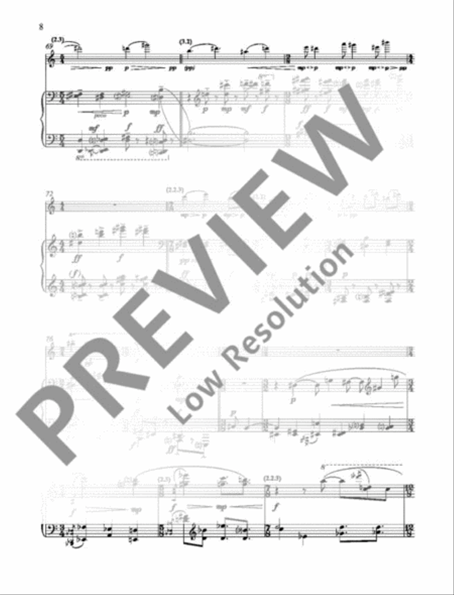Sonata Violin Solo scores gallery preview page 11