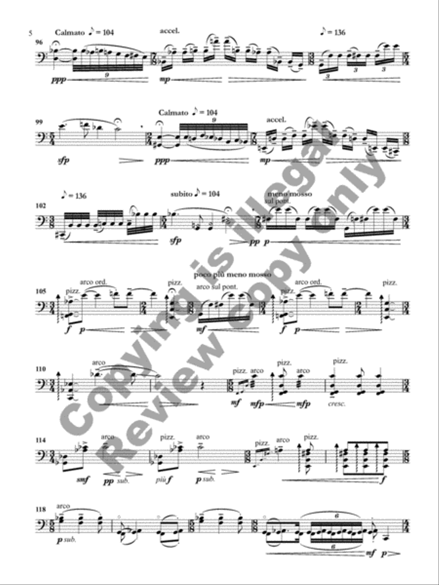 Hanjale Cello Solo scores gallery preview page 8