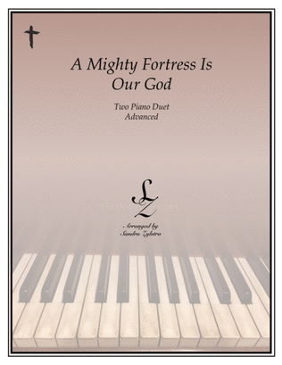 Book cover for A Mighty Fortress Is Our God (2 piano duet)
