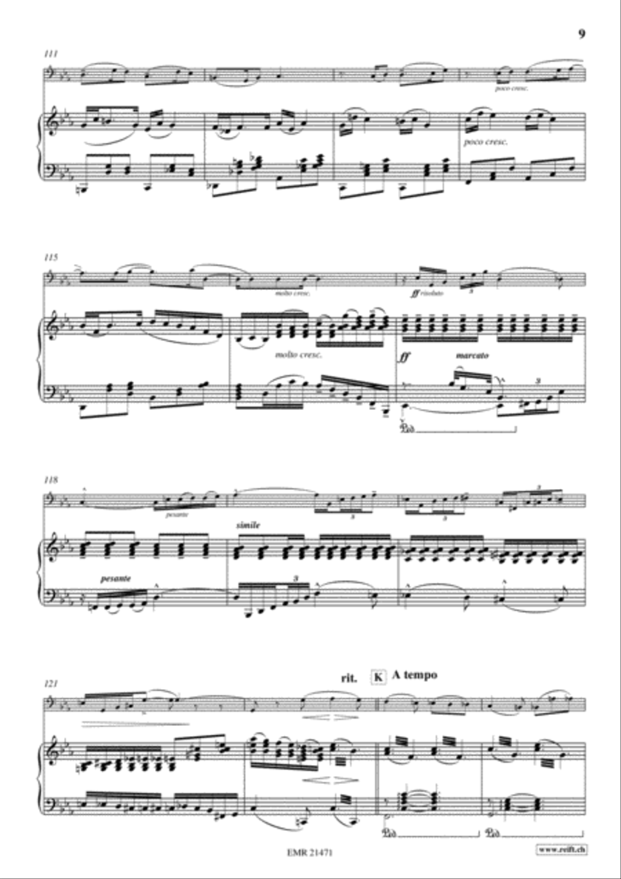Concerto No. 8 Bass Recorder scores gallery preview page 9