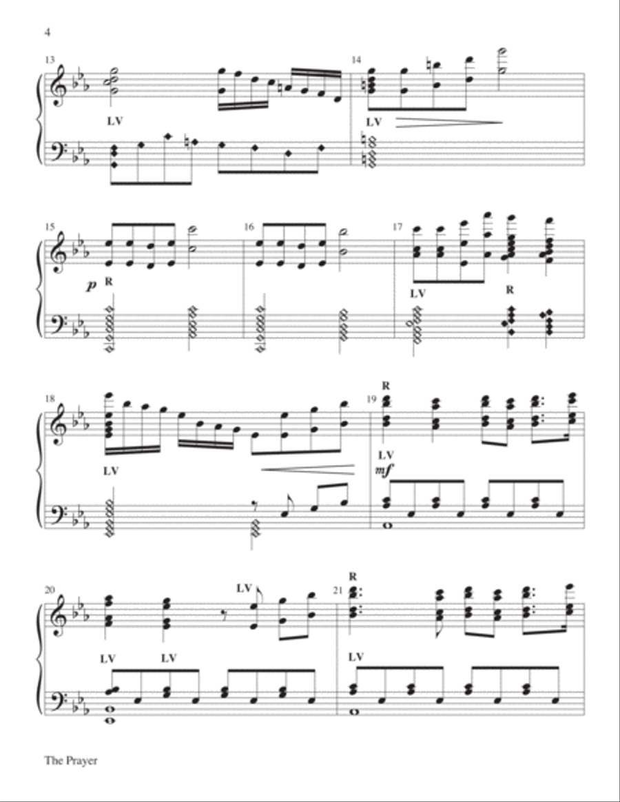 The Prayer The Prayer 5-Octaves scores gallery preview page 5