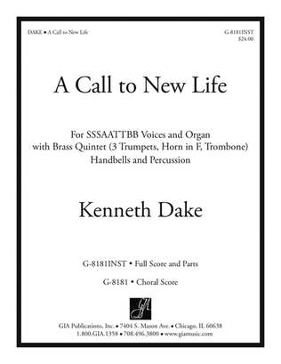 A Call to New Life - Full Score and parts