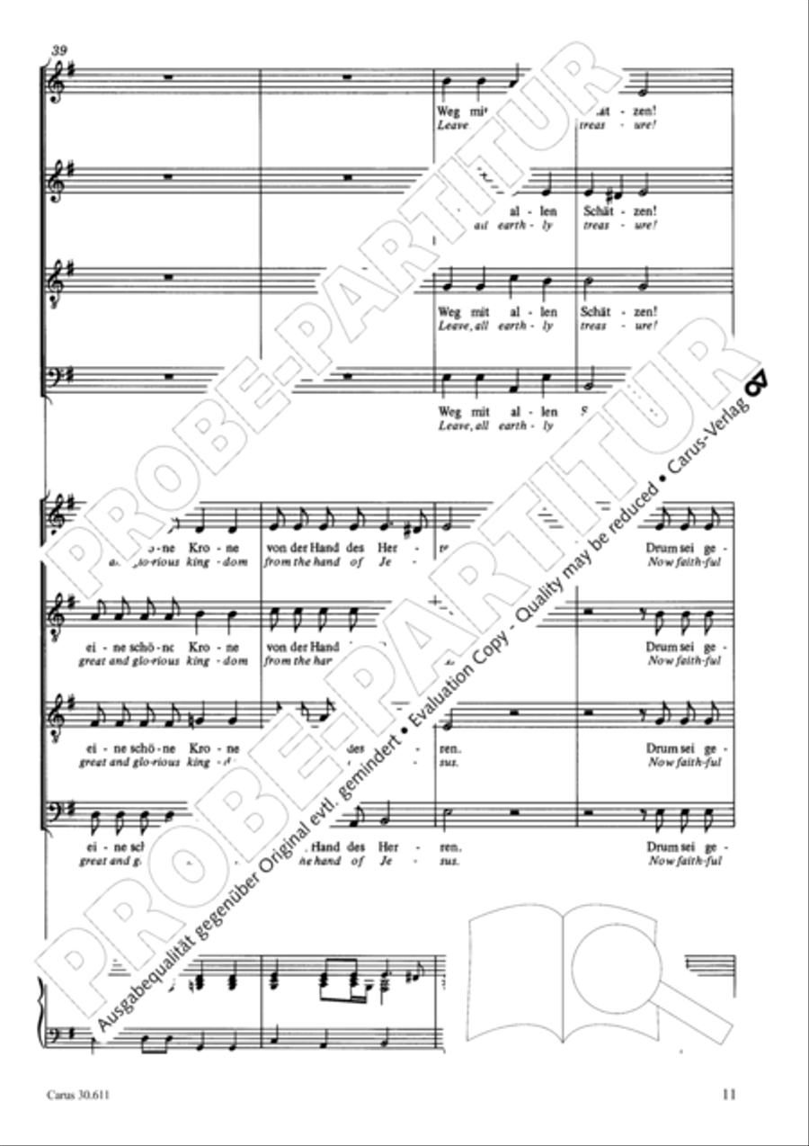 Keep what you have (Halt, was du hast) 4-Part scores gallery preview page 12