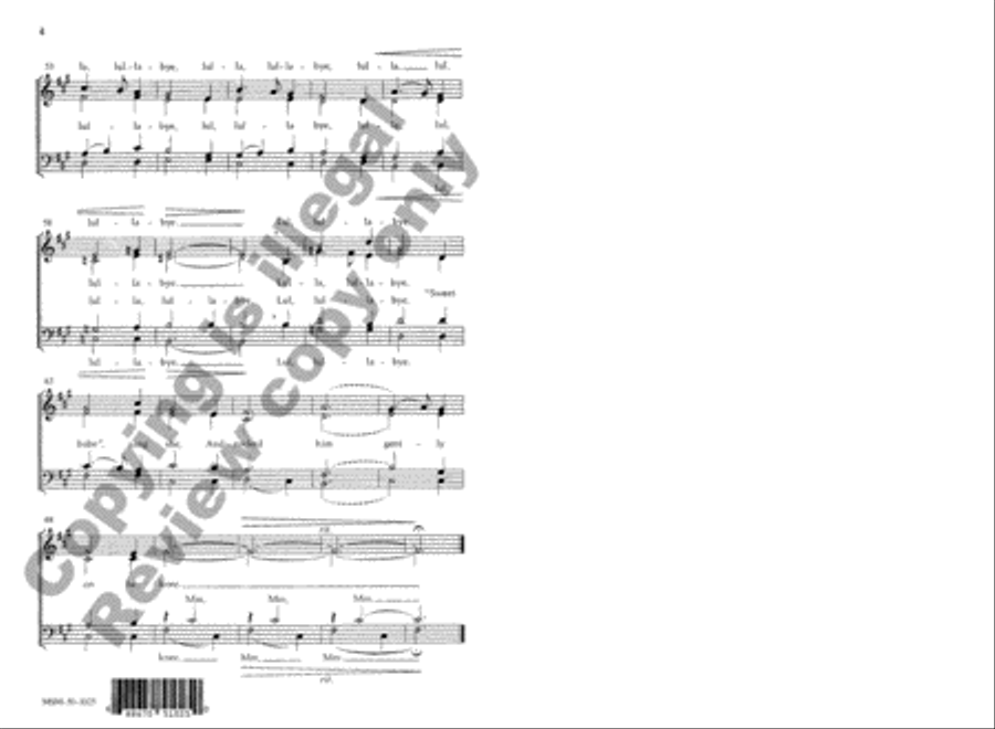 Sweet Was the Song 4-Part scores gallery preview page 5