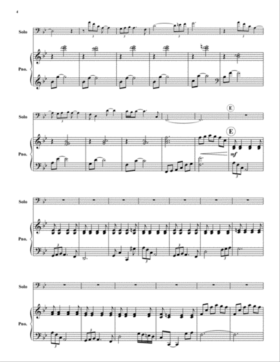 My Little Man (Son: Karlten) Euphonium scores gallery preview page 4