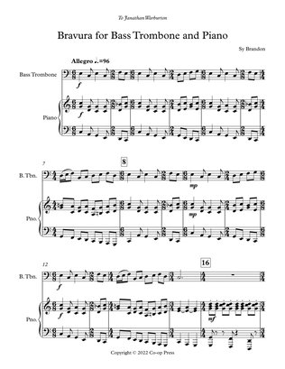 Bravura for Bass Trombone and Piano