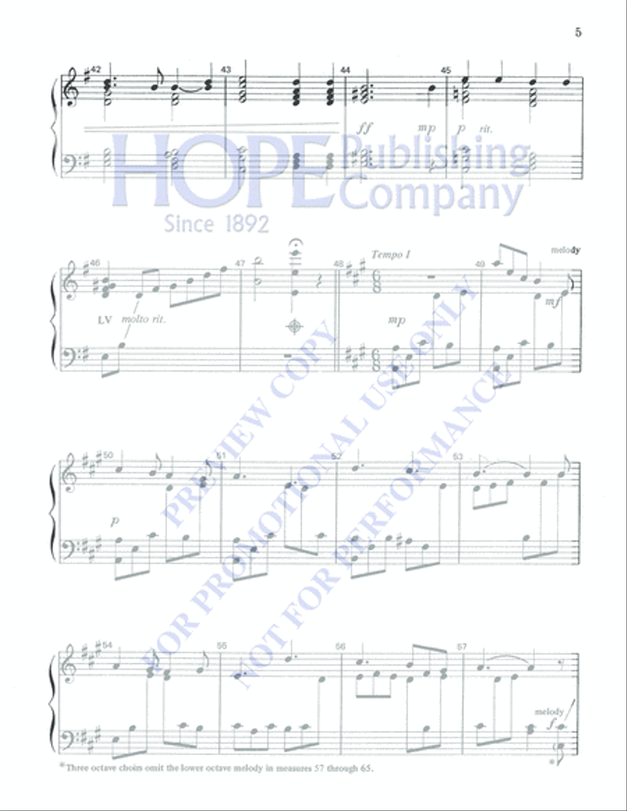 Venite Adoremus 5-Octaves scores gallery preview page 5