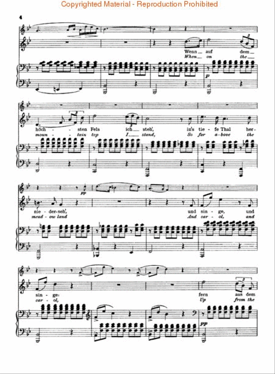 Shepherd on the Rock (der Hirt auf dem Felsen), Op. 129 Flute scores gallery preview page 2