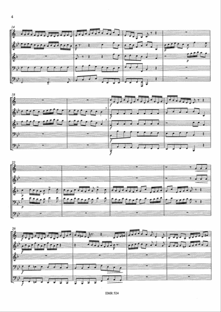 Einzug der Konigin von Saba Brass Quintet scores gallery preview page 5