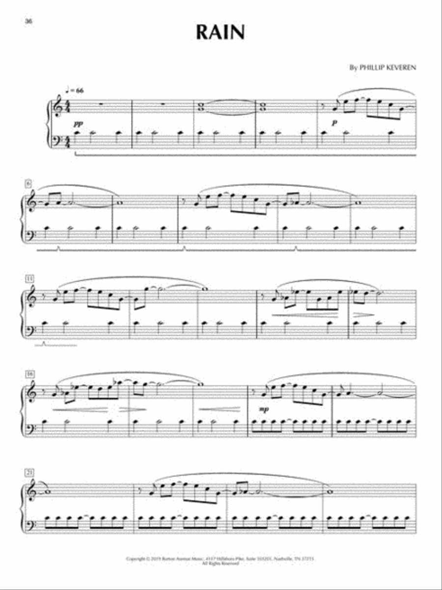Piano Calm Piano Solo scores gallery preview page 6
