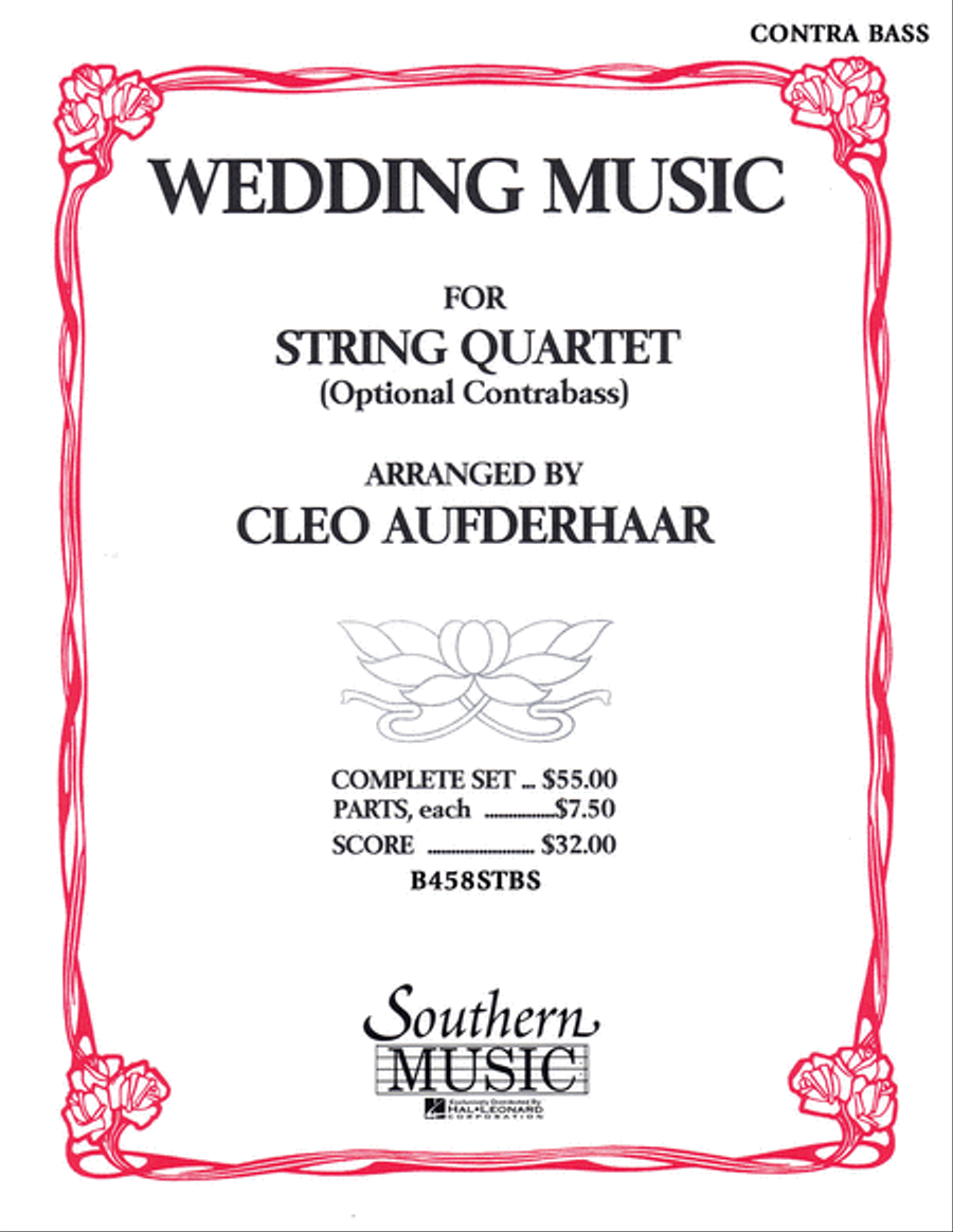Wedding Music String Quartet scores gallery preview page 1