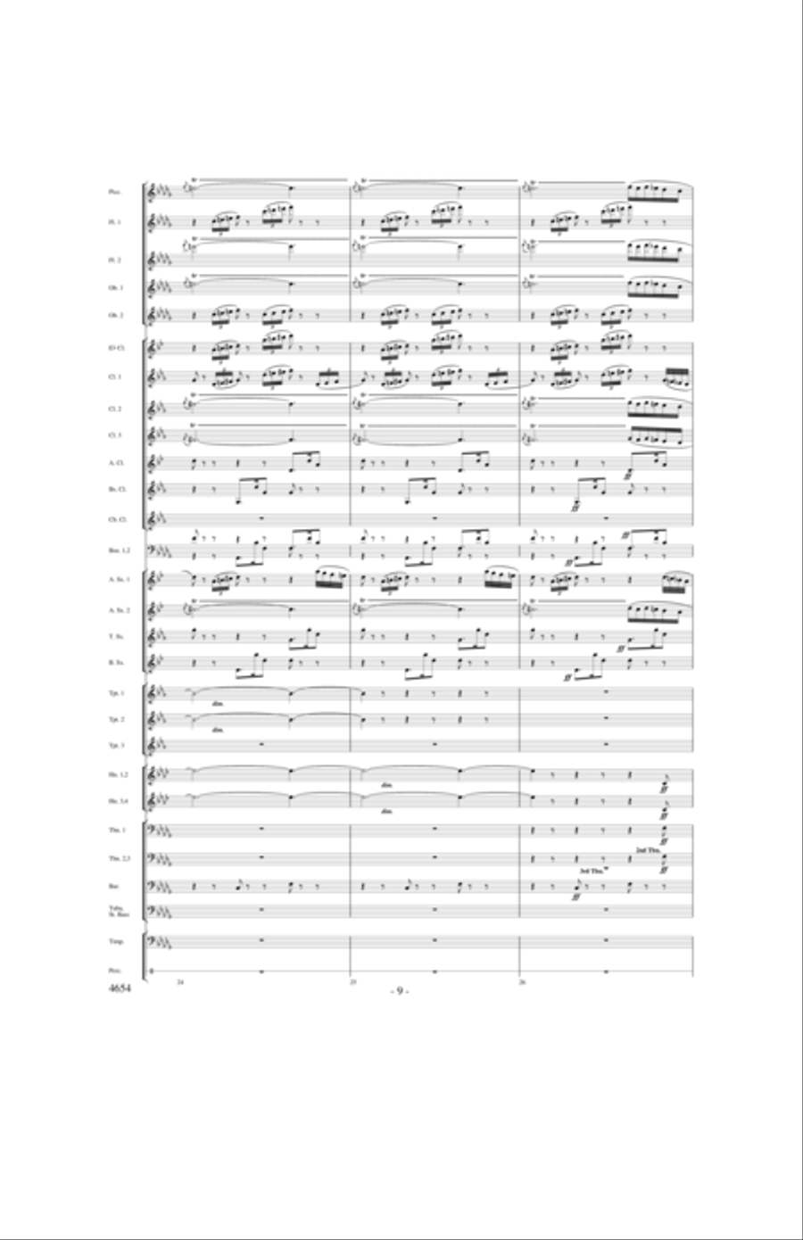 Ride of the Valkyries Concert Band scores gallery preview page 8