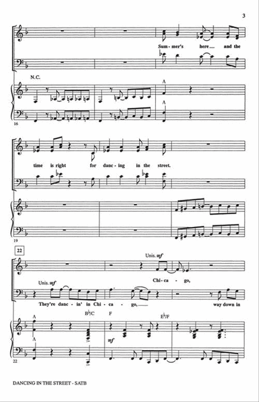 Dancing in the Street Dancing in the Street 4-Part scores gallery preview page 4