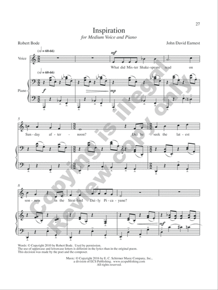 Songs of Sophistication Medium Voice scores gallery preview page 32