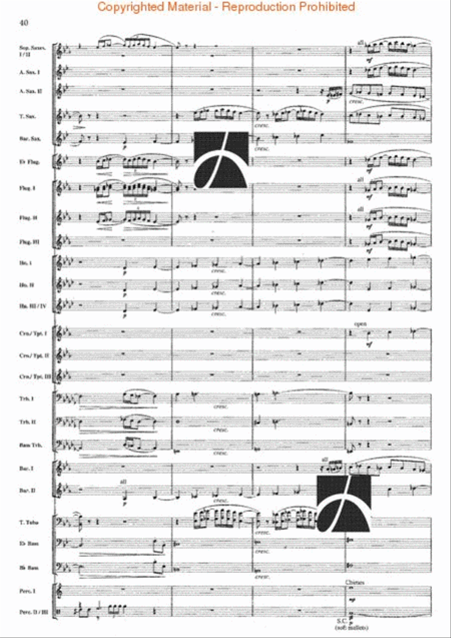 Firestorm Brass Band scores gallery preview page 40