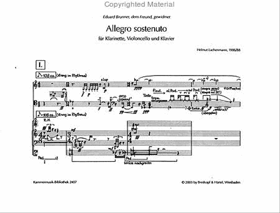 Allegro sostenuto Performance Score scores gallery preview page 4