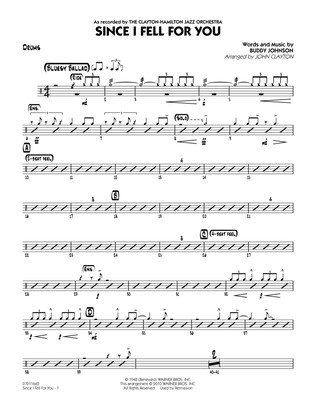Since I Fell for You (arr. John Clayton) - Drums