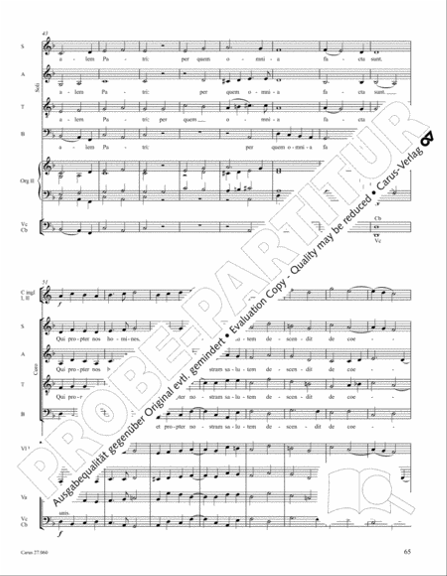 Messe a quatre voix 4-Part scores gallery preview page 76