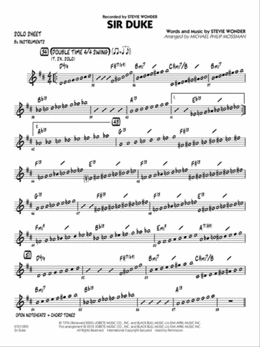 Sir Duke Jazz Ensemble scores gallery preview page 6