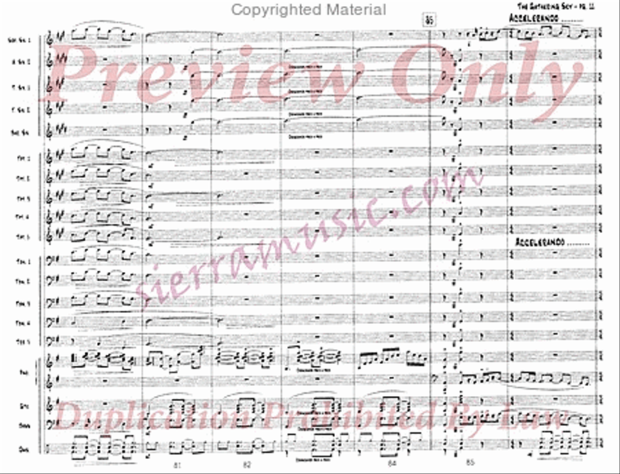 The Gathering Sky Jazz Ensemble scores gallery preview page 12