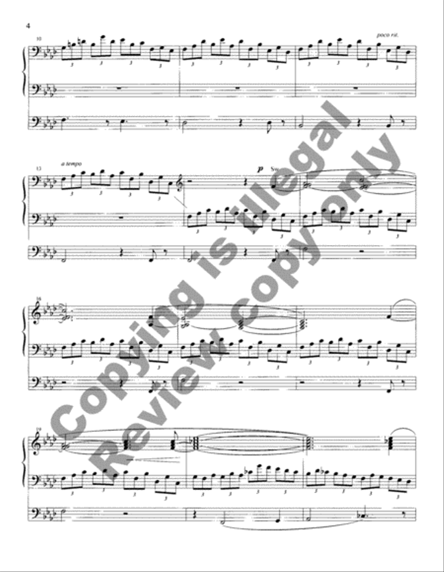 Prologue, Reflection, and Jubilation on York Organ scores gallery preview page 4