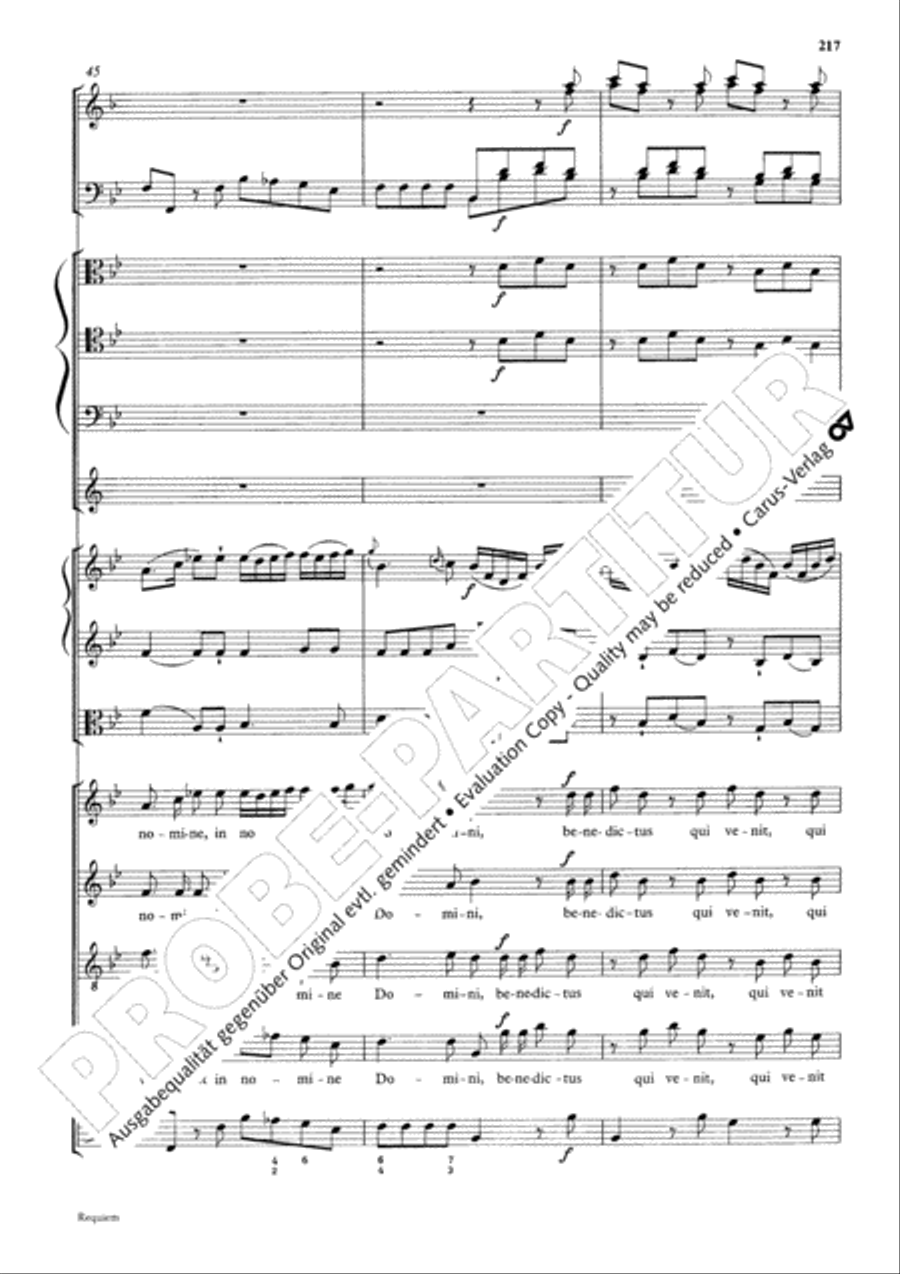 Requiem 4-Part scores gallery preview page 224