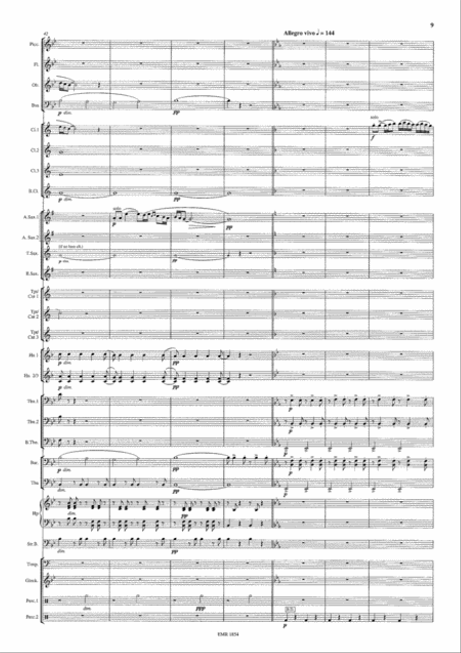 Polovtsian Dances Concert Band scores gallery preview page 10