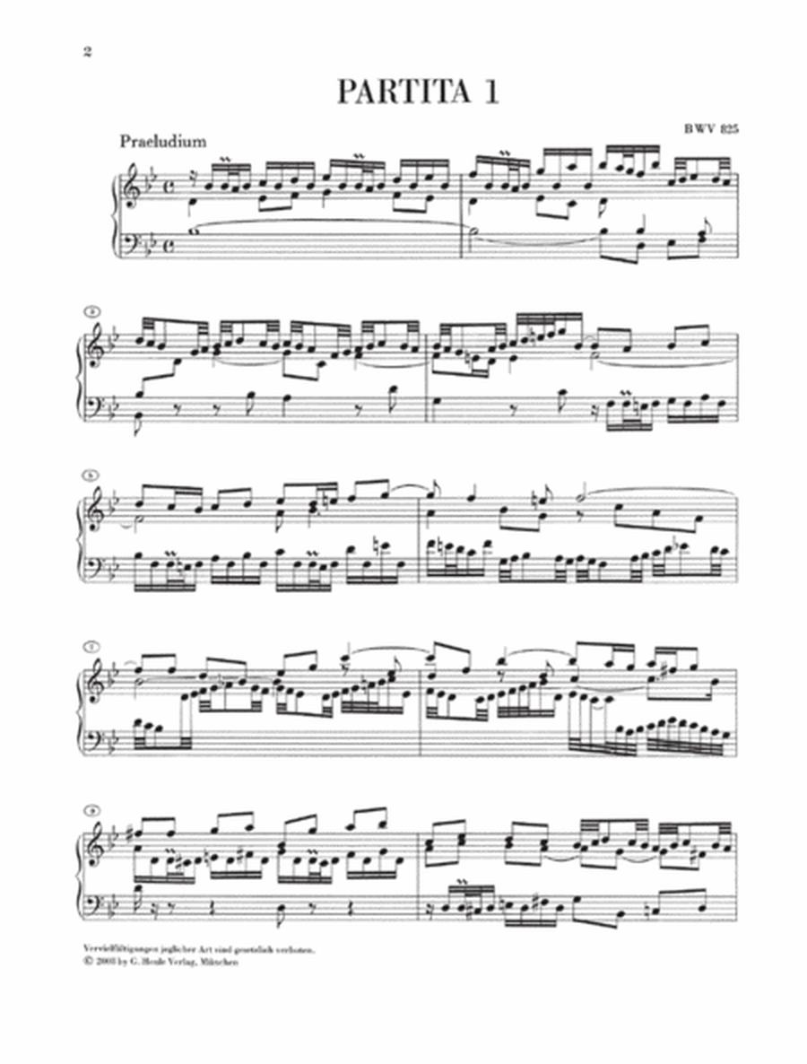 J.S. Bach: Six Partitas BWV 825-830