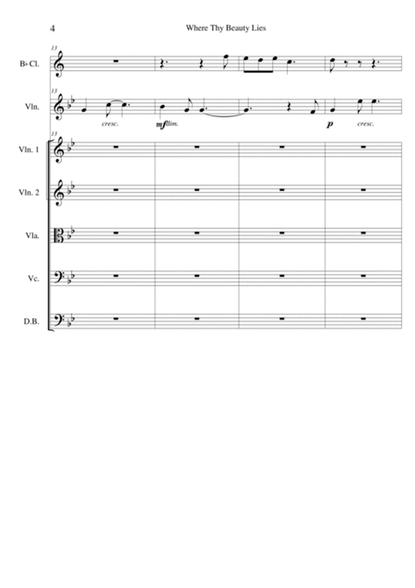Where Thy Beauty Lies - Score and Parts image number null