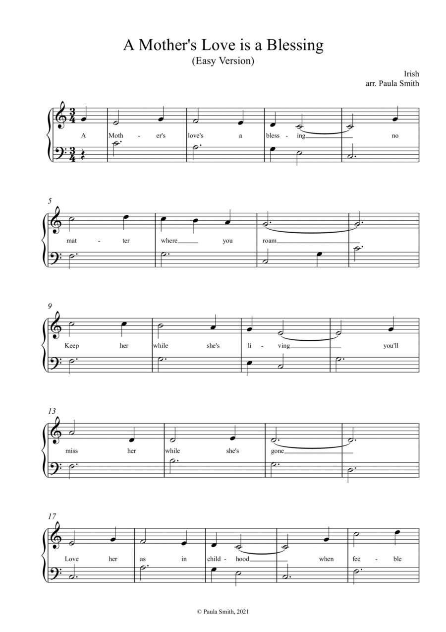 Irish Blessings Harp scores gallery preview page 1