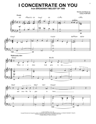 I Concentrate On You [Jazz version] (from Broadway Melody Of 1940) (arr. Brent Edstrom)
