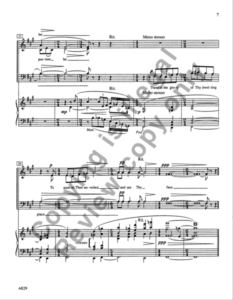 Thee We Adore, O Hidden Saviour 4-Part scores gallery preview page 8
