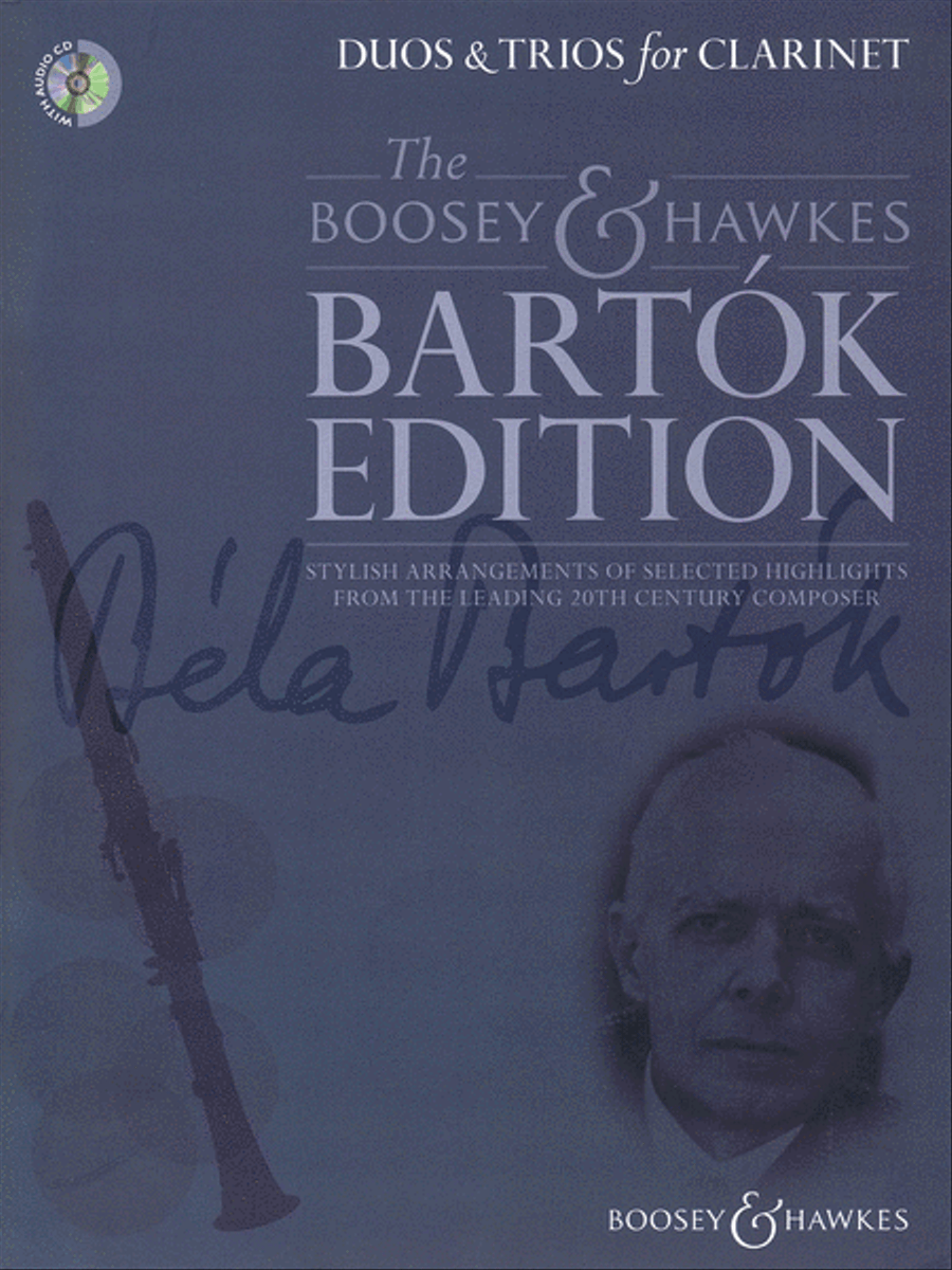 Bartók Duos & Trios for Clarinet Clarinet Duet scores gallery preview page 1