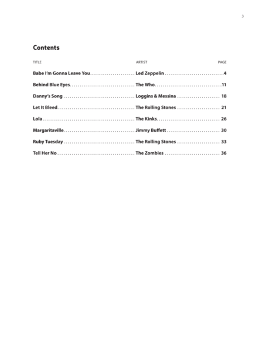 Classic Acoustic Guitar Play-Along Acoustic Guitar scores gallery preview page 3